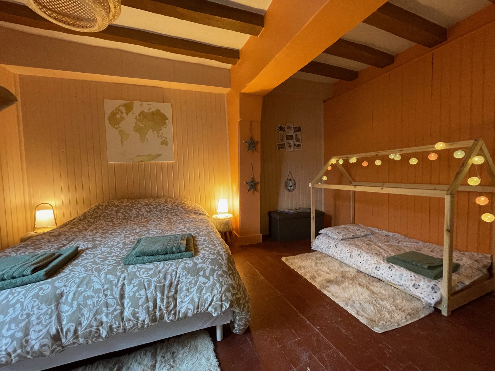 Photo de la chambre du gîte "Le Doux Douillet" à Saint-Aignan