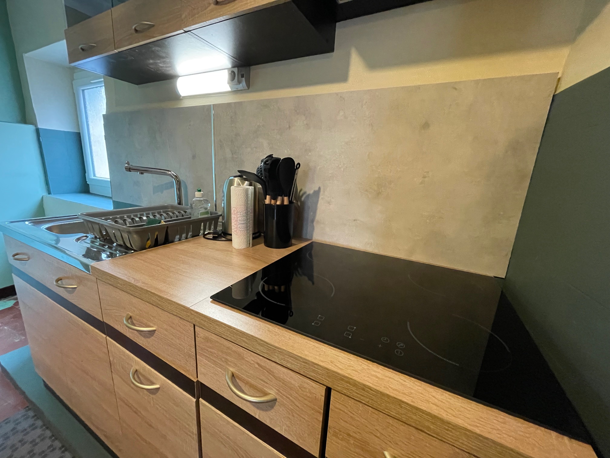 Photo de la cuisine équipée du gîte "Le 14"